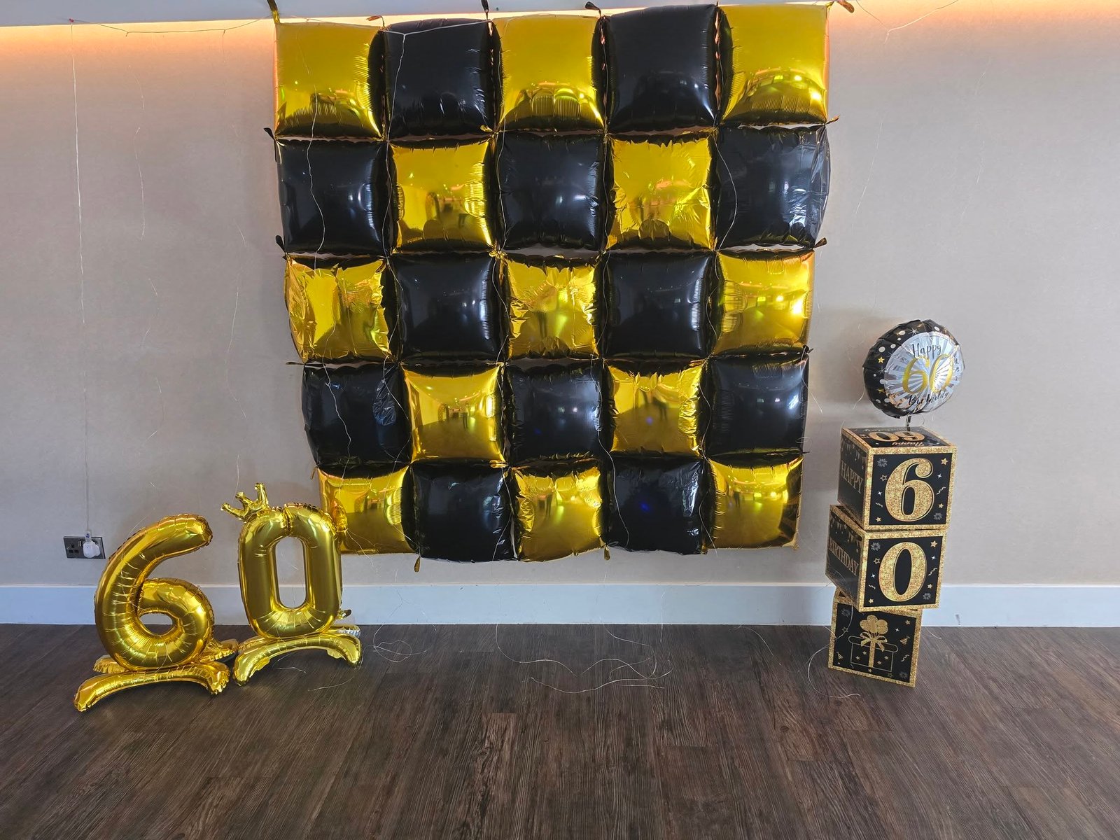 60th birthday balloons