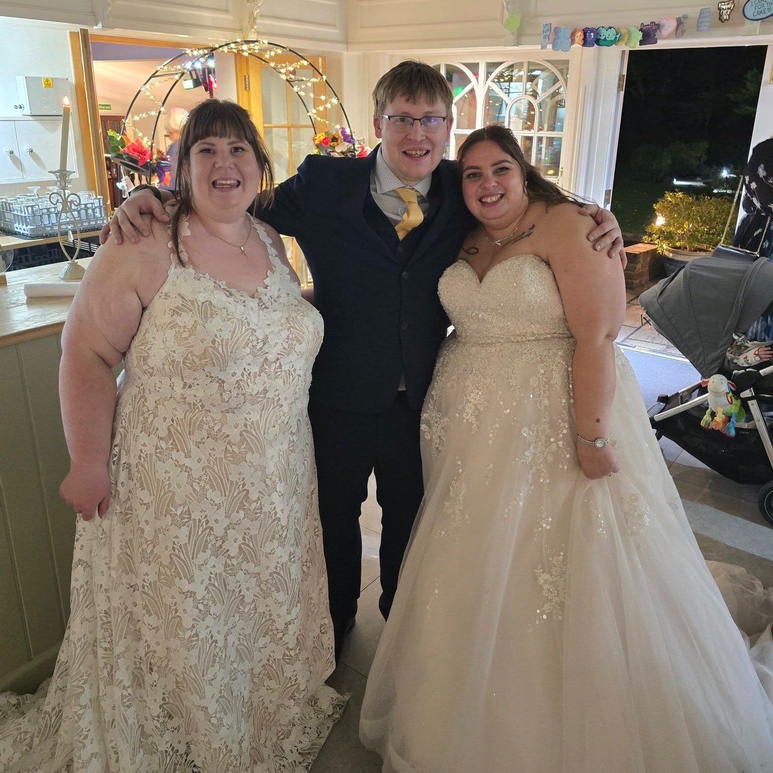 Lawrence with Natalie & Sarah